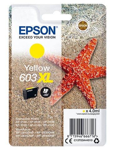 Singlepack Yellow 603XL Ink